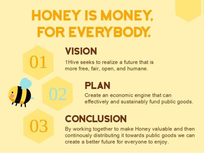 Introducing 1Hive and Honey. 1Hive is a decentralized autonomous… by