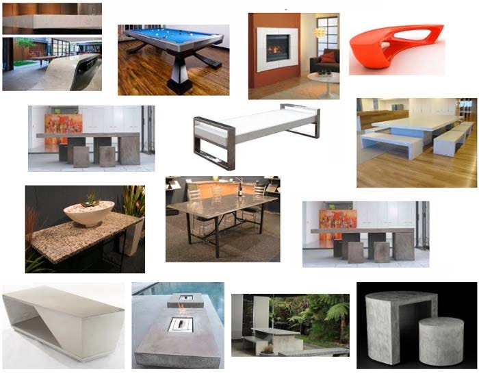 Polished Concrete Bench Tops & Furnishings by Clever Concrete Medium
