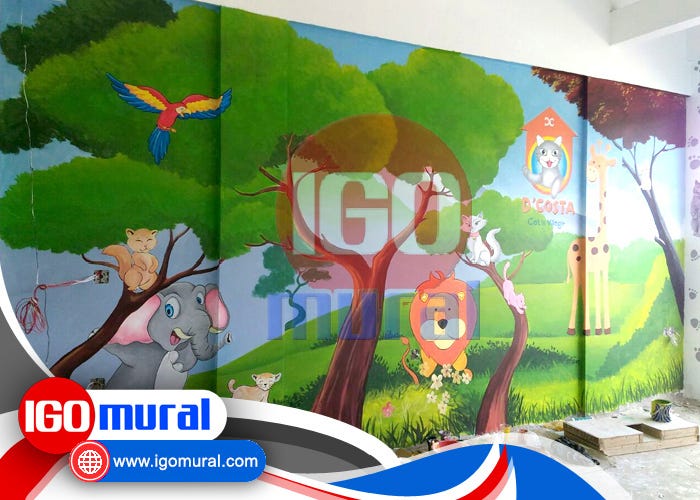 Paling Keren 30 Lukisan Animasi Dinding Kamar Rudi Gambar