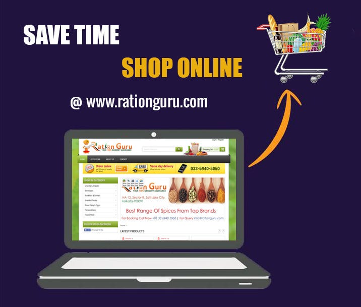 Benefits of Online Grocery Shopping by Ration Guru Medium