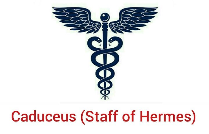Misconception Caduceus (☤) as Medical Symbol by Debashish Barik