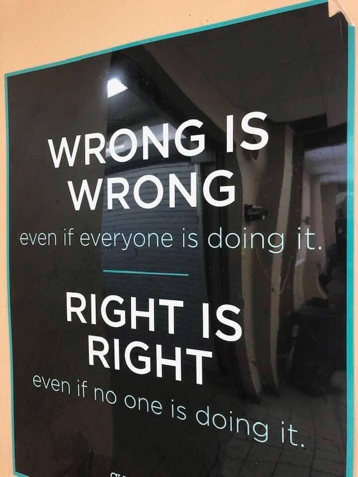 Wrong is Wrong and Right is Right by Alan Anthony Catantan Medium