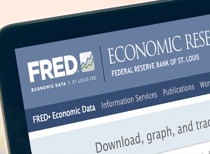 Pandas Datareader & Federal Reserve Economic Data (FRED) by Steve