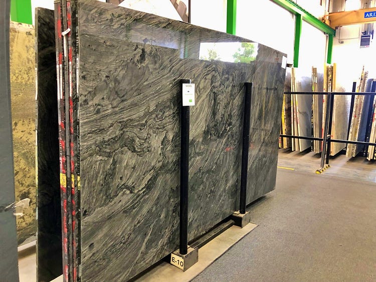 Giant Slabs of Uncut Granite. Touring a Granite Warehouse Showroom