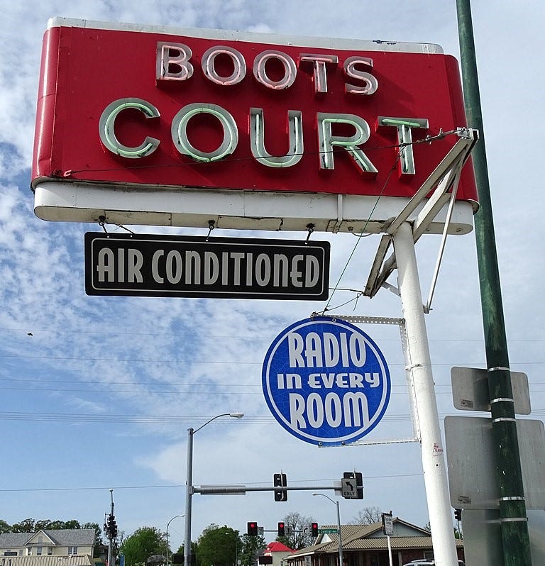 The Historic Boots Court Motel is Restored and Will Take You Back One