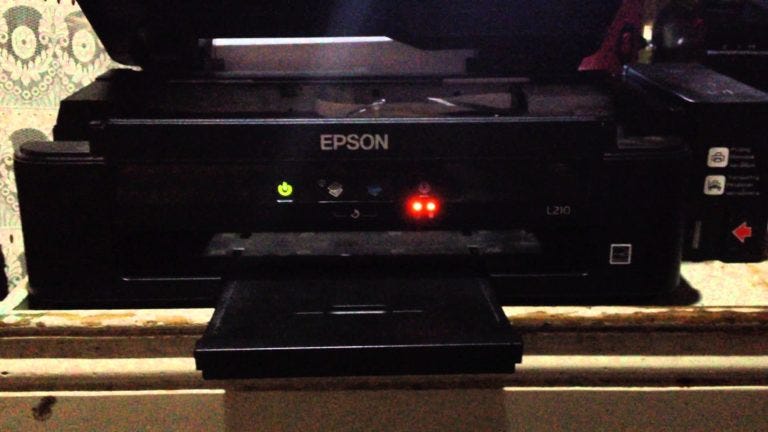 Annoyed by a Red Blinking Light in your Epson L210 Printer? Get to Know