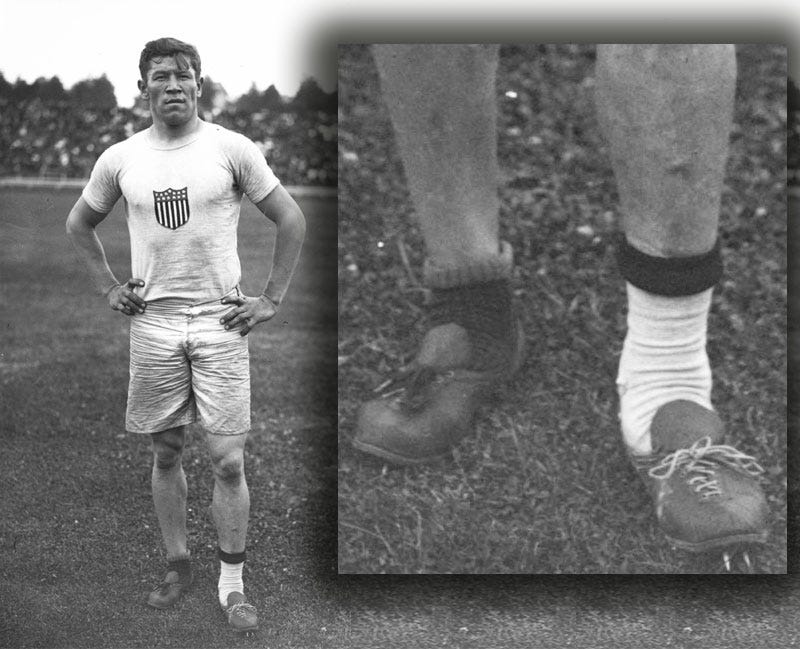 Olympics Flashback Jim Thorpe won two Gold medals with shoes someone had thrown in the trash