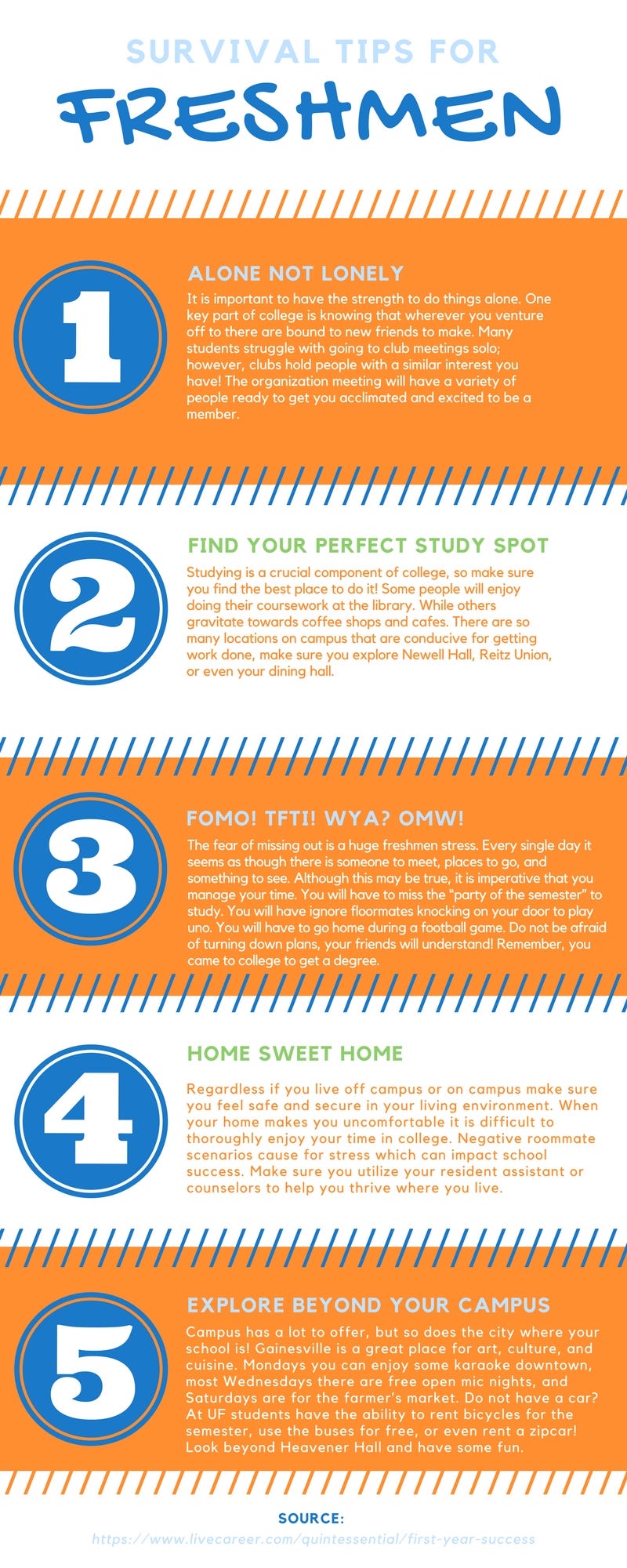 UF FRESHMEN SURVIVAL GUIDE. Freshmen year is a pivotal time in… by 🍍