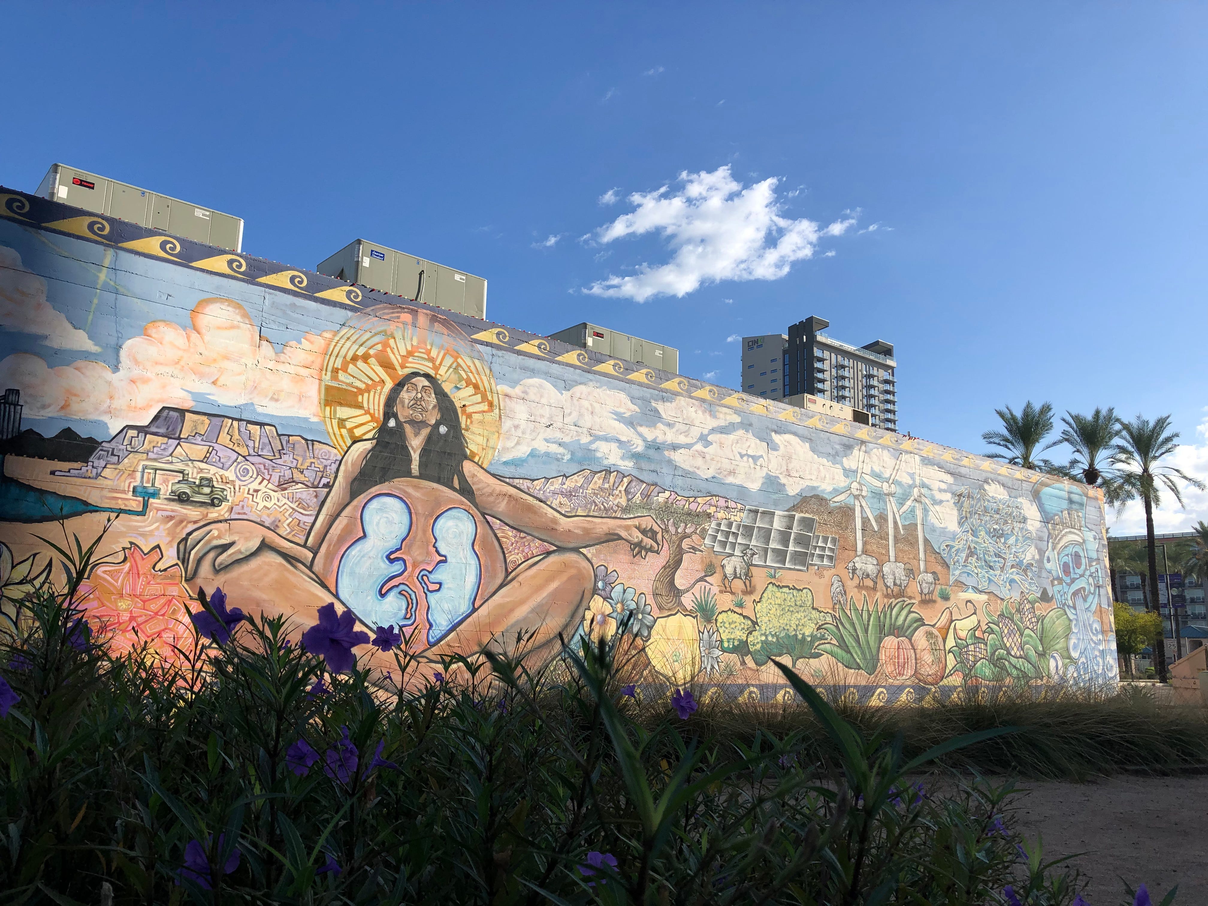 “Water Is Life,” a mural in downtown Phoenix Shoot First Medium