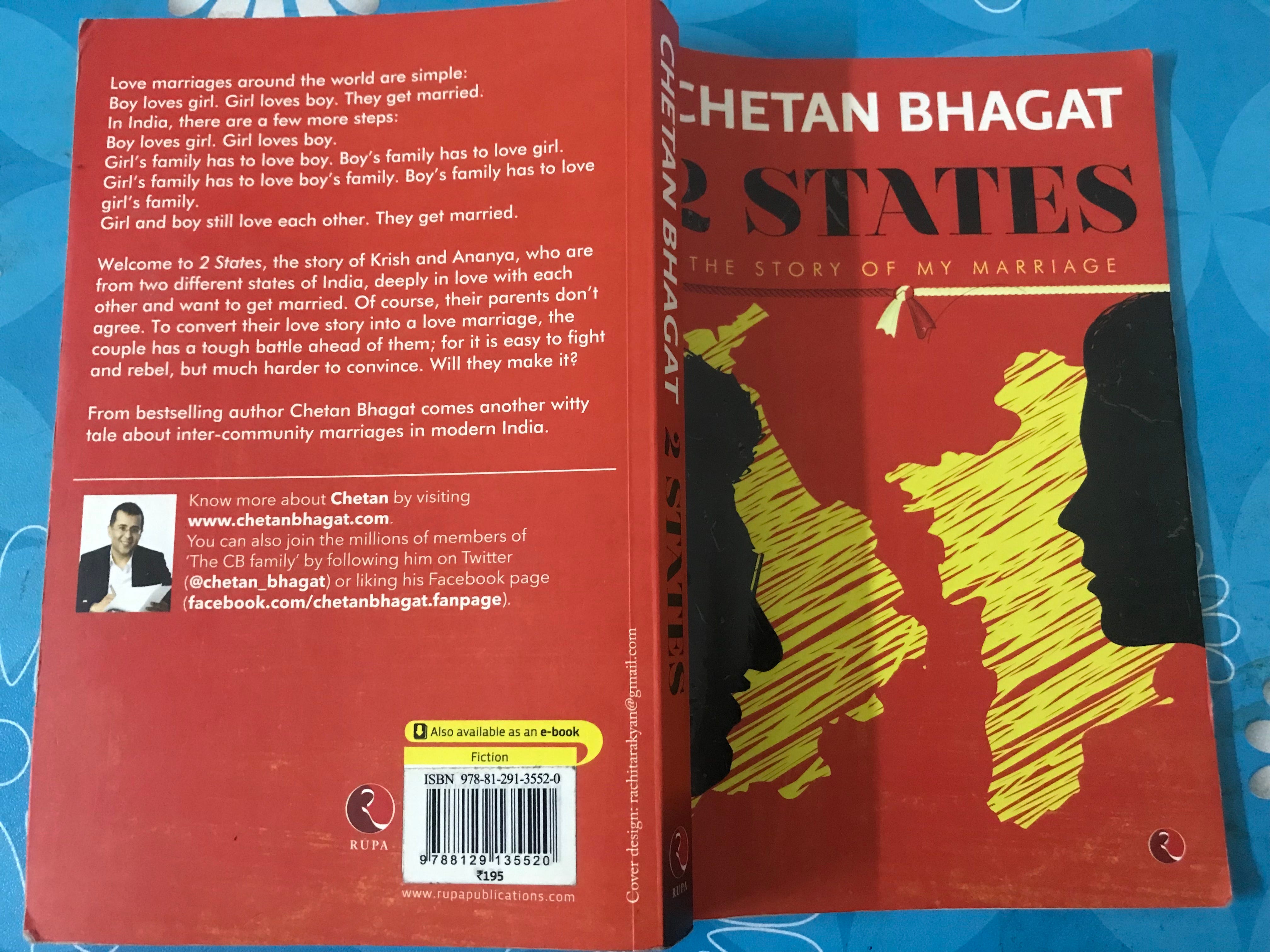 2 States Book Review. Chetan Bhagat 2 States Book Review