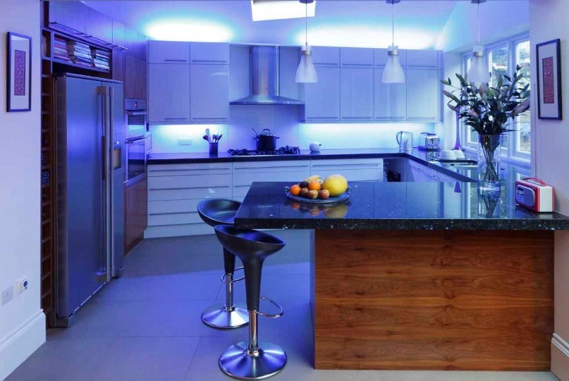 Led Mood Lighting For Kitchens Things In The Kitchen