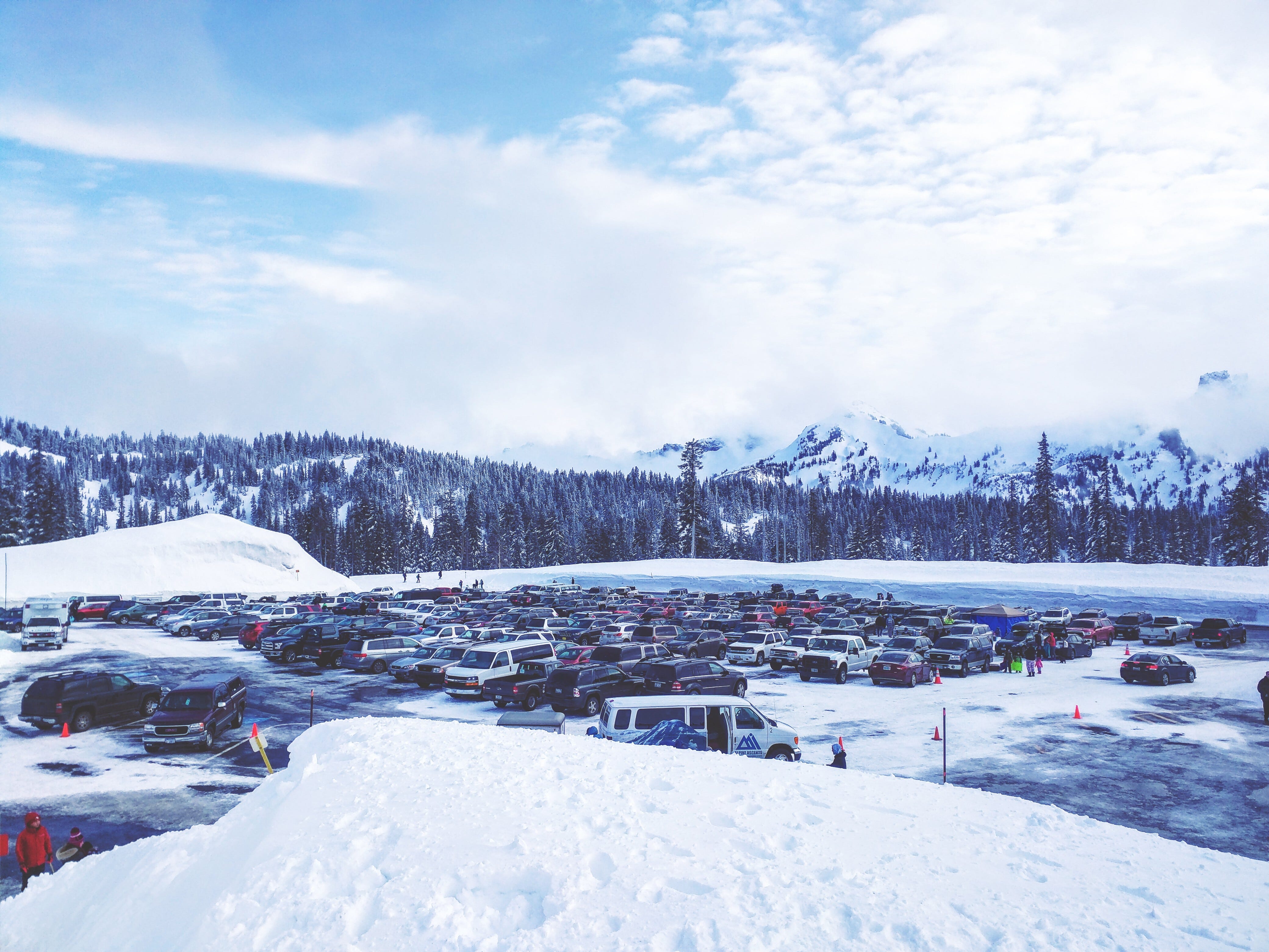 Snowshoeing in Paradise. Literally — Paradise, Mt. Rainier… by Stacy