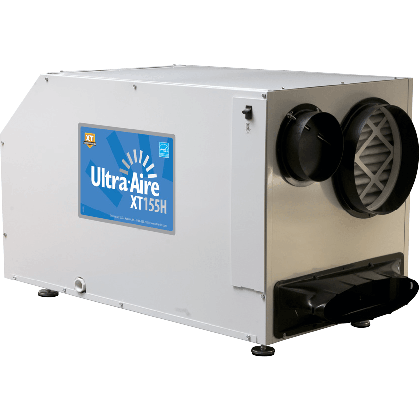 Best UltraAire 155 Pint Ventilating Dehumidifier (XT155H) by