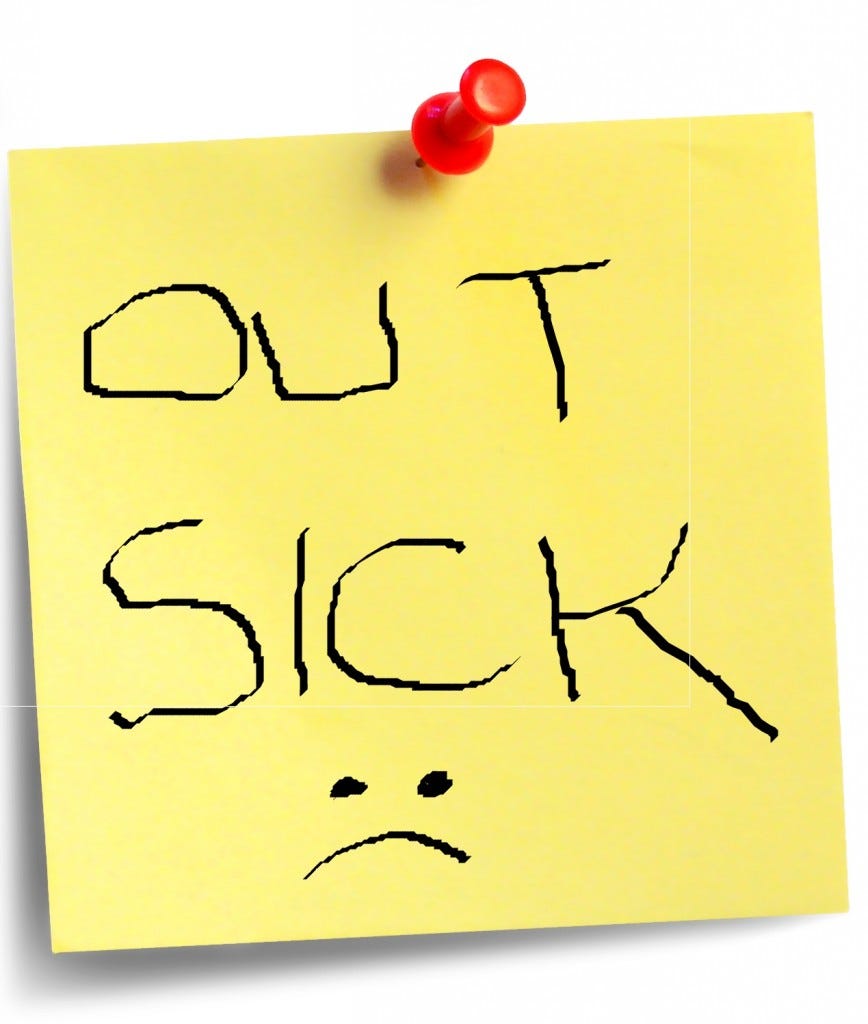 sick day. I’m sick today so this won’t be a long… by Dave It's Your