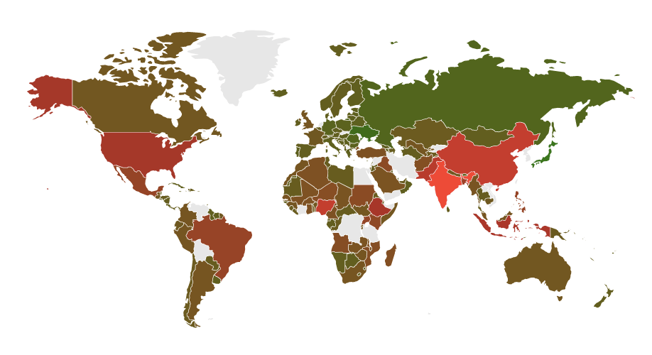React World Map. Make your own “countries visited” map… by 🦋Allegra Medium