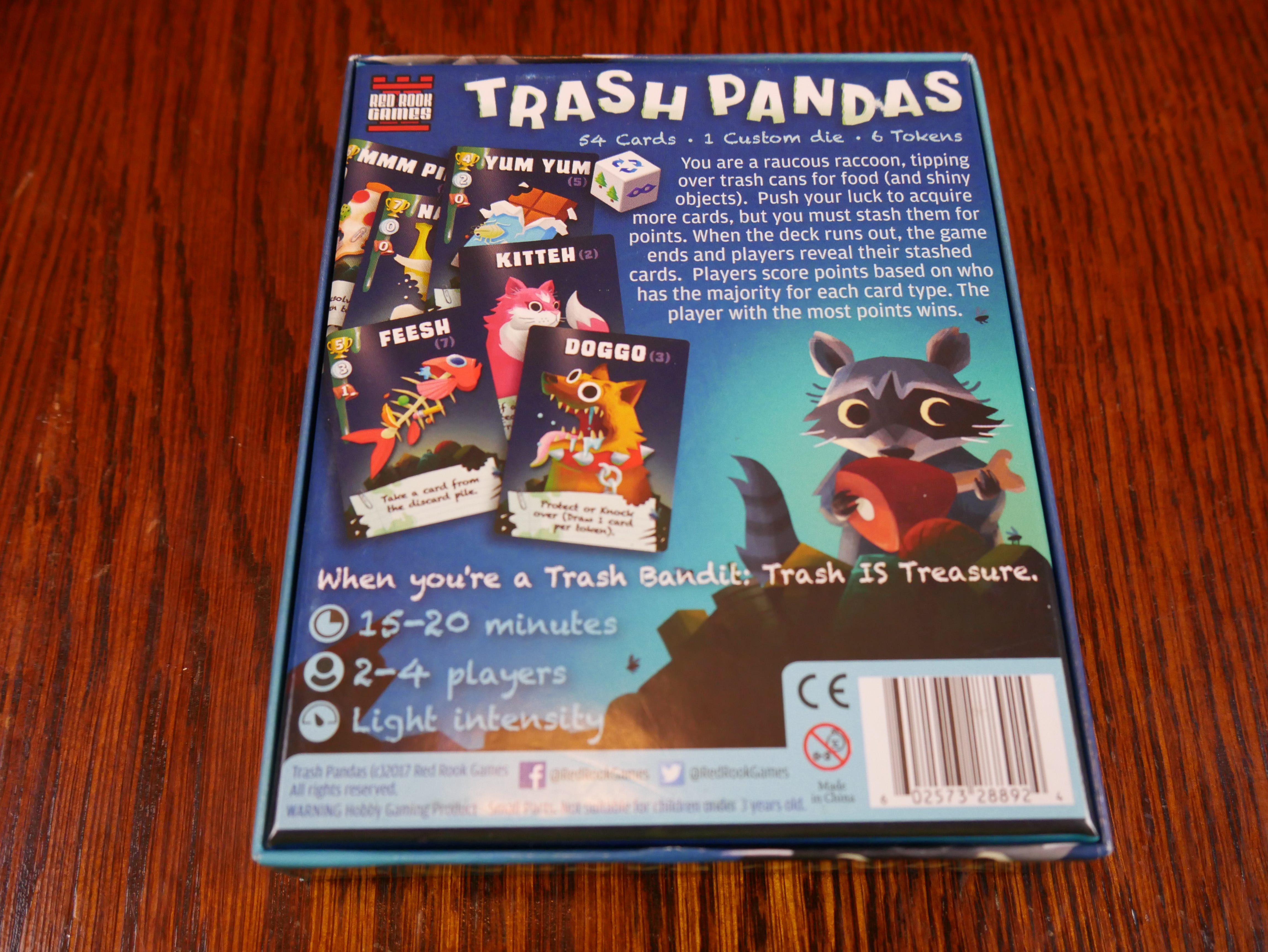Trash Pandas Card Game Rules Gamewright Trash Pandas The Raucous
