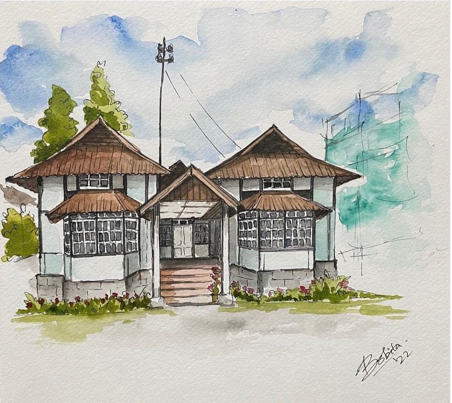 Shillong House Most traditional houses in Sylhet are similar to Shillong. kabtohin Medium