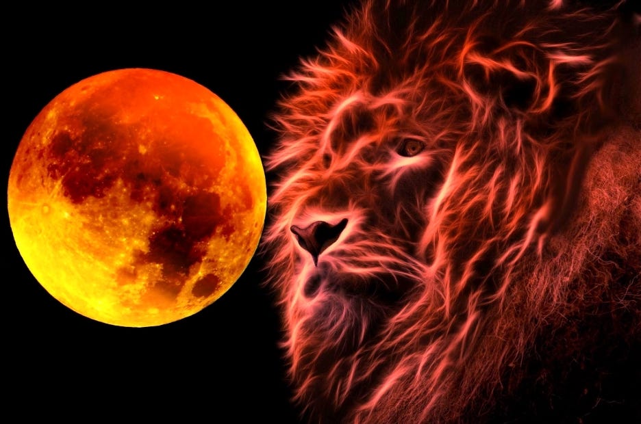Full Moon in Leo, Sunday February 5th, 128pm ET by Dave Haskins