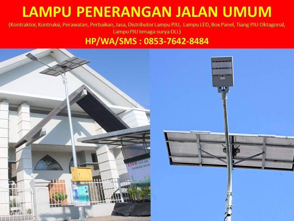 Daftar Harga Lampu Jalan Tenaga Surya Seputar Jalan