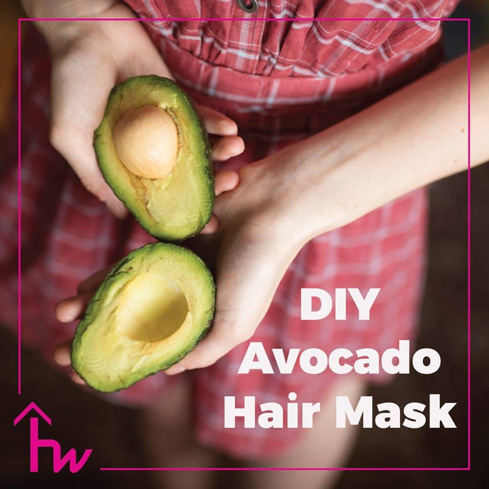 DIY Avocado & Egg Yolk Hair Mask. This mask has number of benefits for