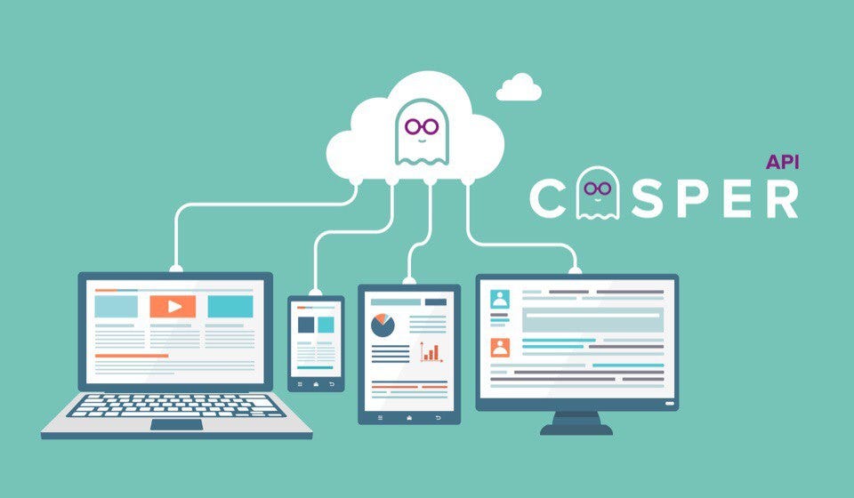 Who is a potential user of Casper API repositories and how does it work