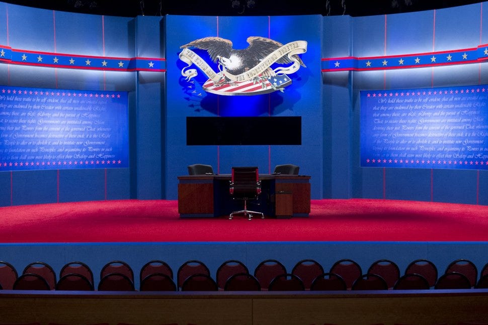 First 2020 Presidential Debate Prop Bets by Jared Hussey The Bigger
