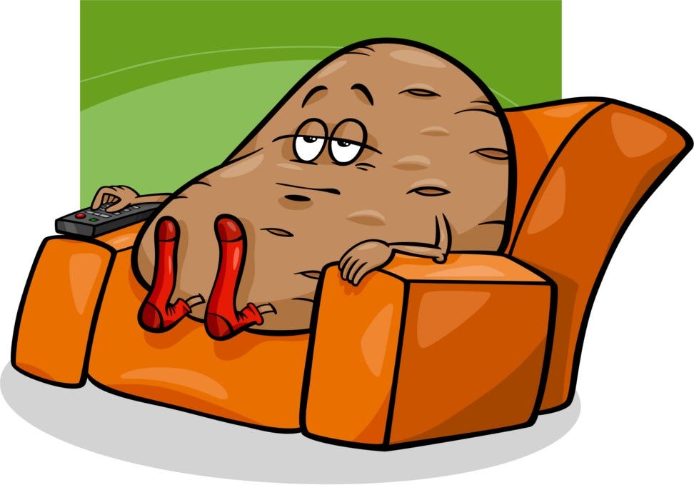 Where the Couch Potato Came From. The “couch potato,” it’s been used