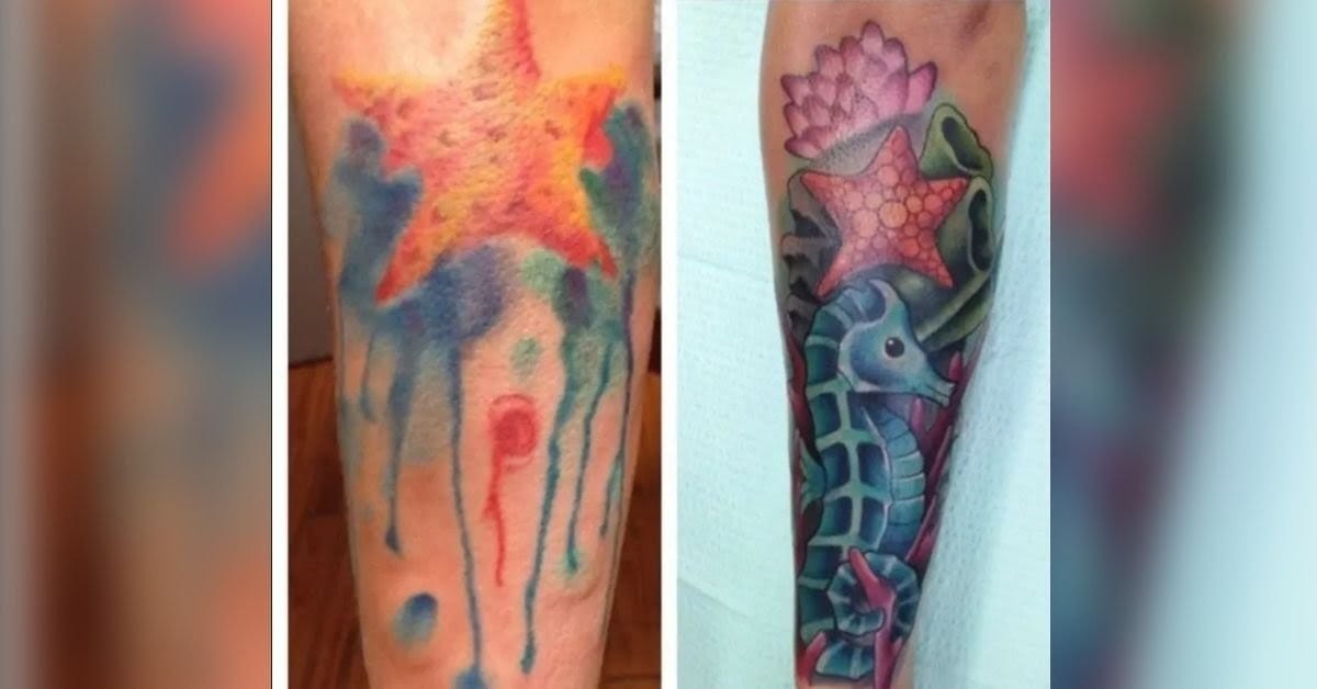 Amazing Before And After Photos Of Cover Up Tattoos | By The Published Draft | Medium 628_x_1200_jpg