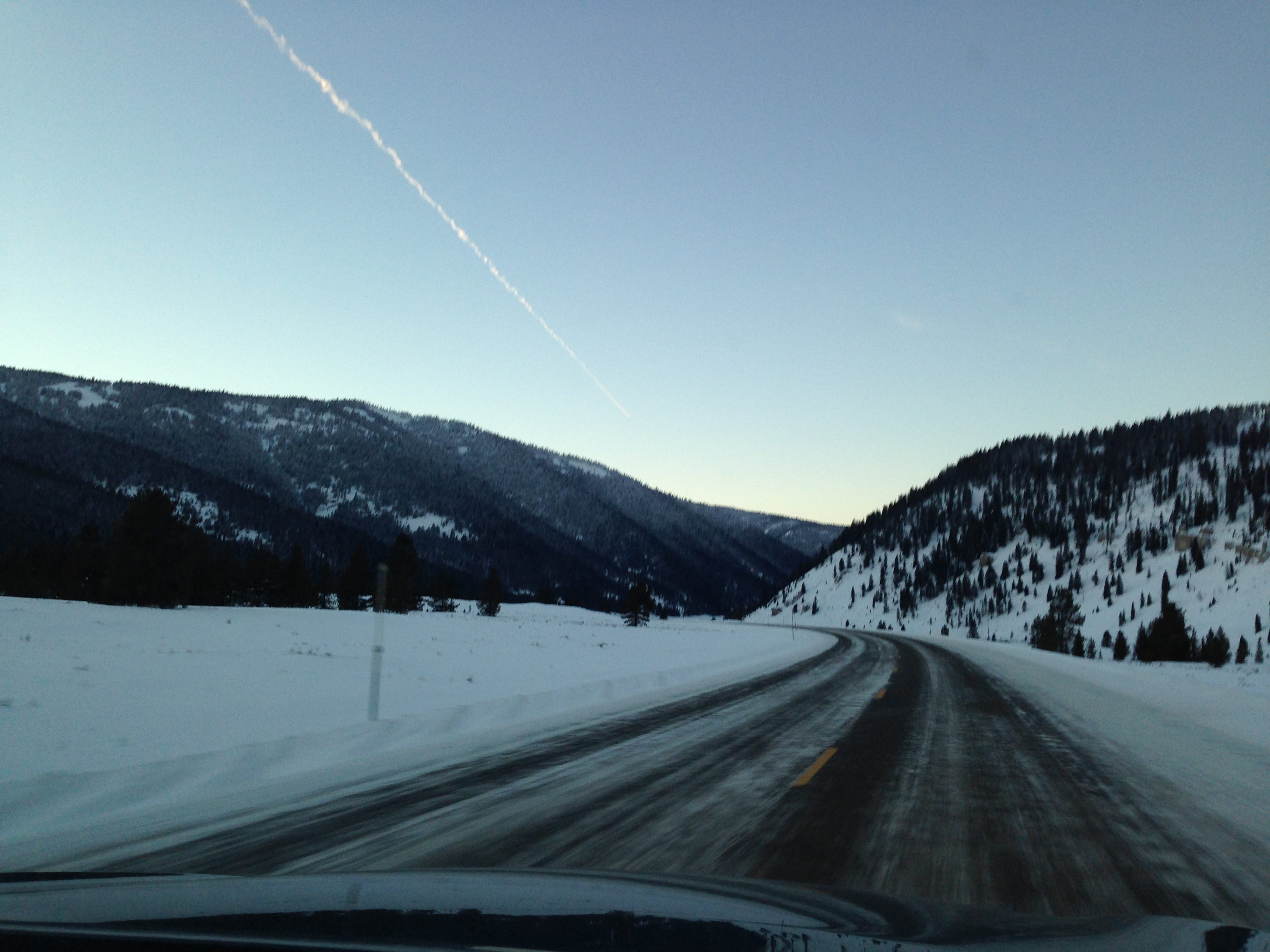 Yellowstone National Park in the Winter — eating out — Big Sky, Montana