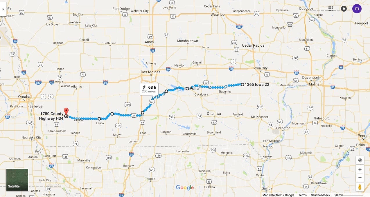 Where Are All the People? Post 25 Iowa by Matthew Muspratt