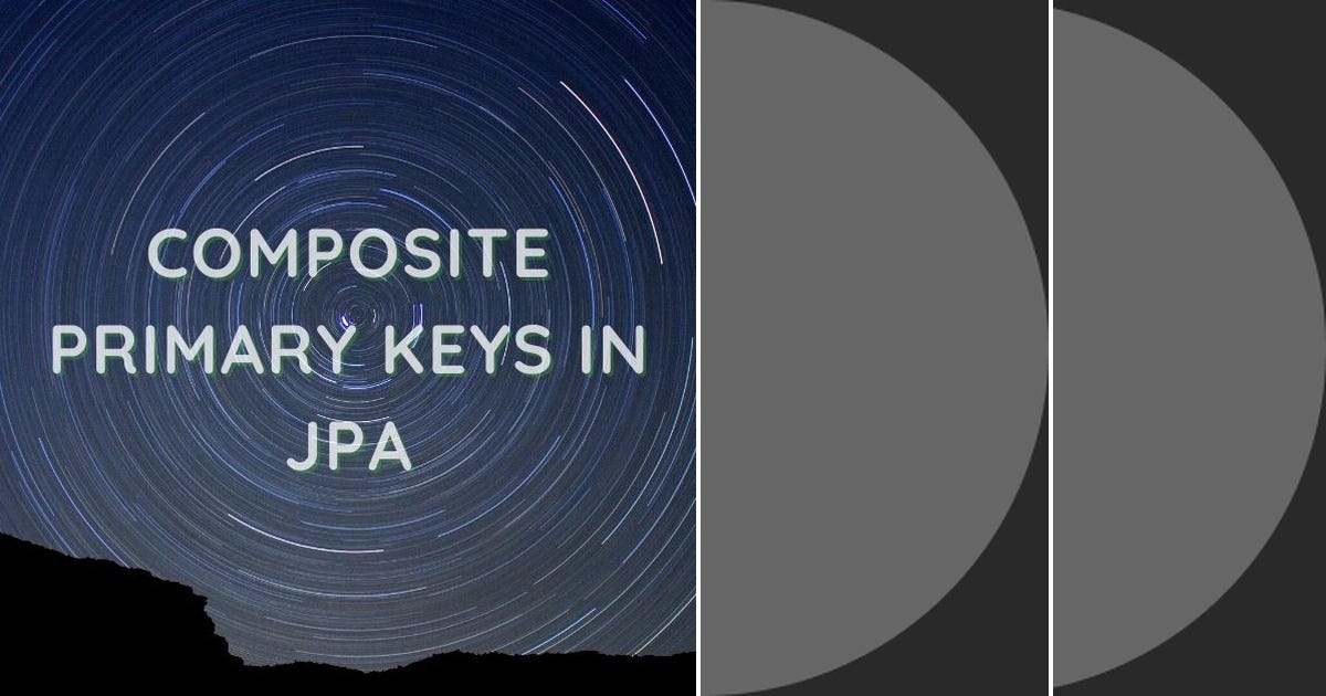 List Spring boot JPA composite key Curated by Szabo Istvan György Medium