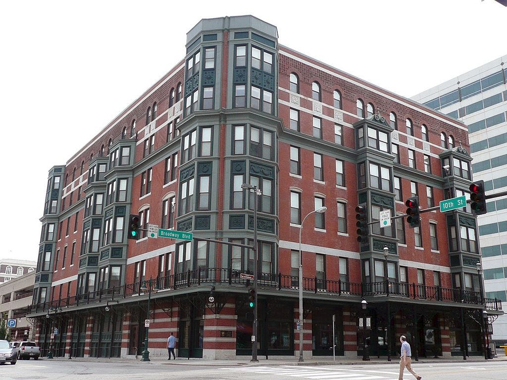 The Coates House Hotel Now Known As the Quality Hill Apartments In