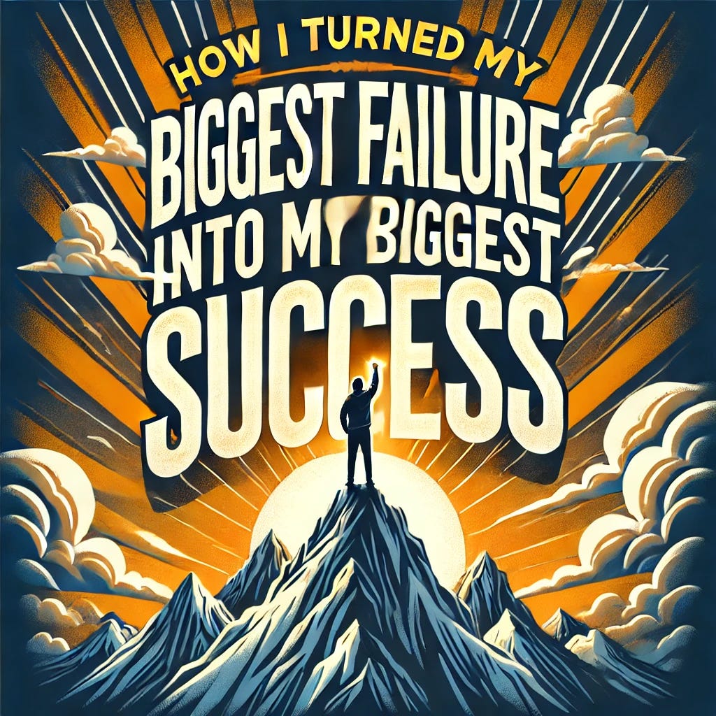 How I Turned My Biggest Failure into My Biggest Success by Zarrar