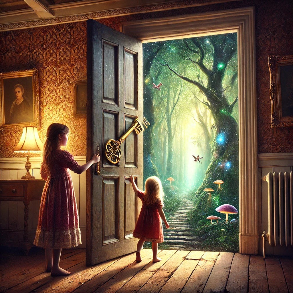 Whimsy Wednesday 1. Through the Keyhole by CJ Coop Lodestar