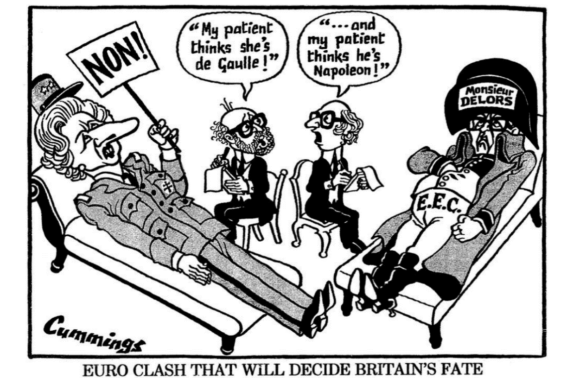 Battle of Will Thatcher and Delors as Modern Europe’s De Gaulle and Napoleon by Katherine