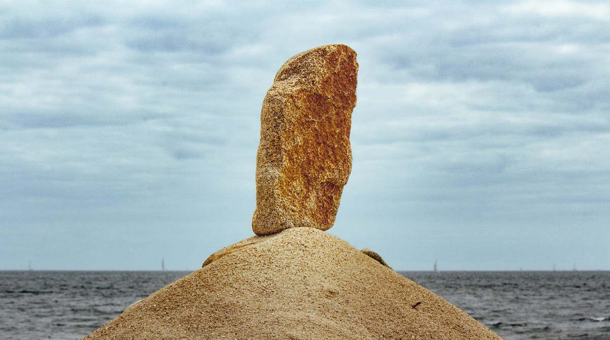 Who I Am. I Shall Stand Like a Rock by DL Campbell Rainbow Salad