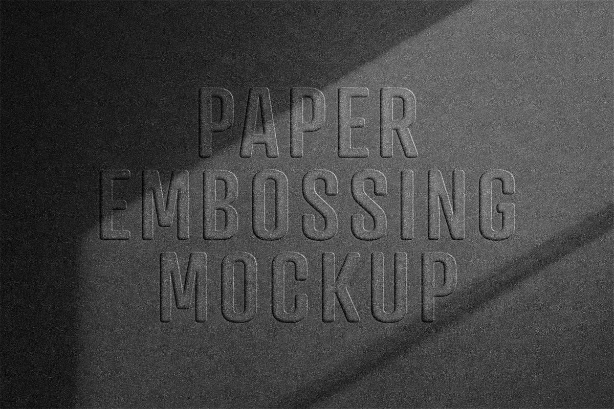 Black Paper Embossing Mockup by Patterngenius Jun, 2024 Medium