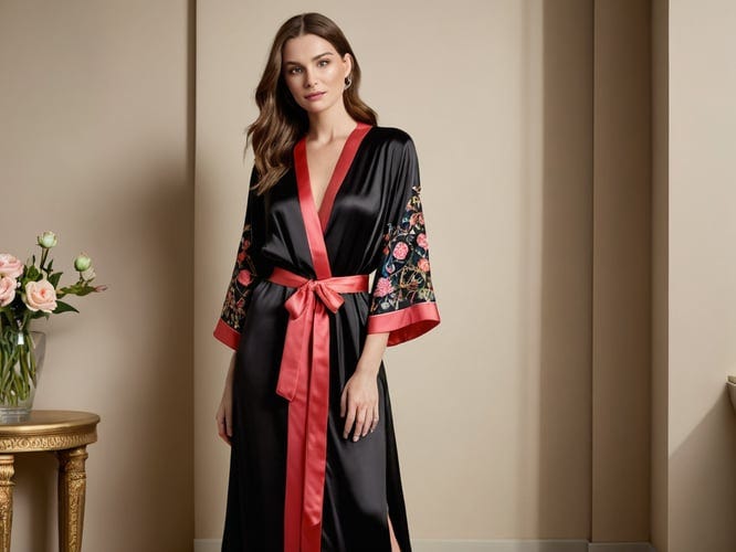 Black Silk Robes Womens by Reese Dash Apr, 2024 Medium
