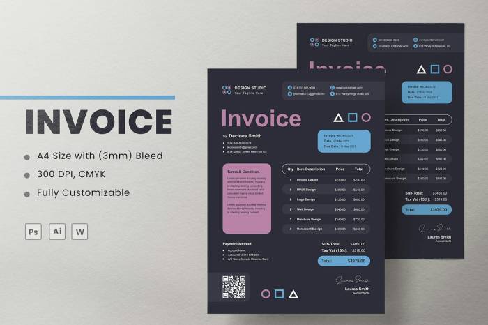 Printable Invoice Template terbaru