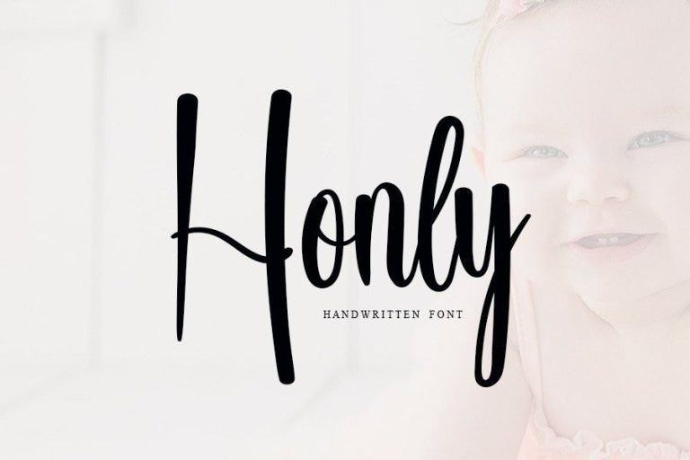 Honly Font Free Download & Preview - ishirakawamary - Medium