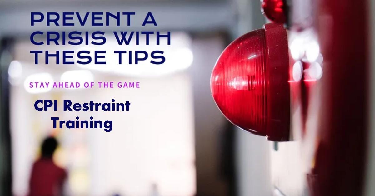 CPI Restraint Training. If you are looking for CPI… by Kelly Modine