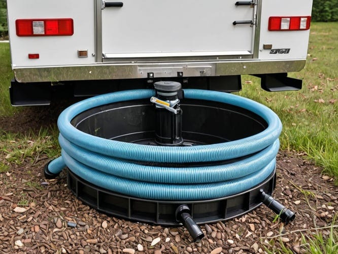Rv Sewer Hose Supports by Tinsley Mathis Medium