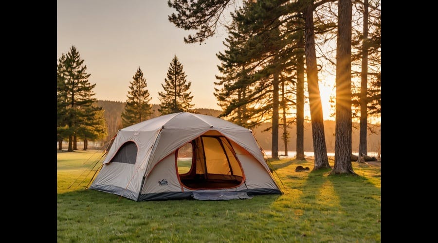8 Person Instant Tent by Lyric Diaz Medium