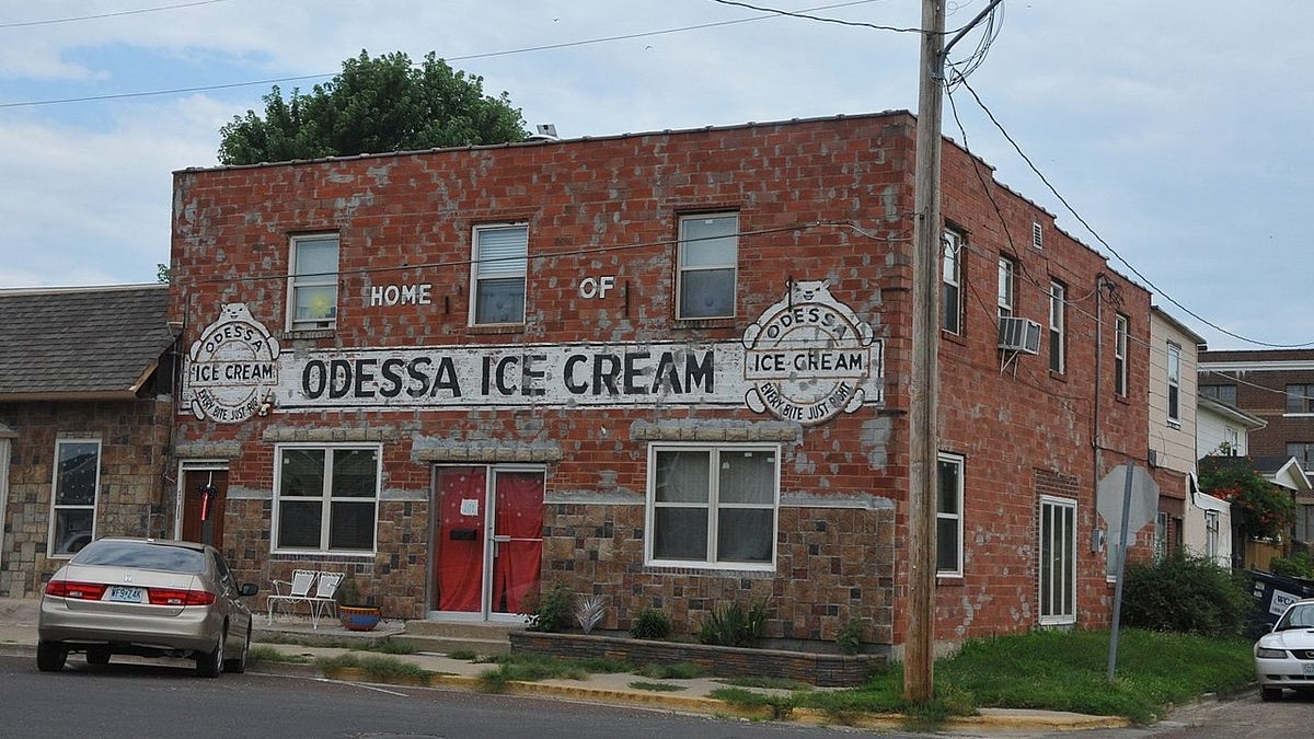 The Historic 1929 Odessa Ice Cream Company Medium