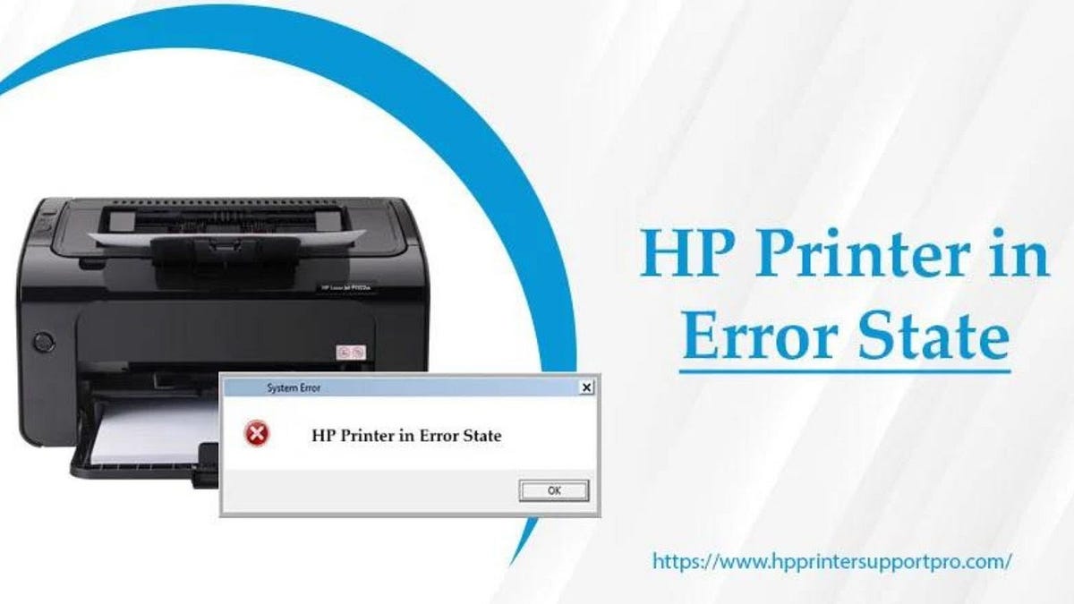 How Can I Fix My HP Printer In Error State? by printer repair