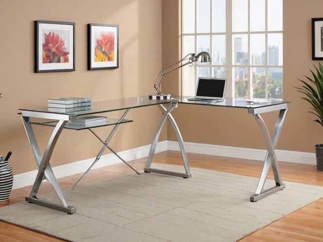 Glass L Shaped Desks by Carol Perry Jun, 2024 Medium