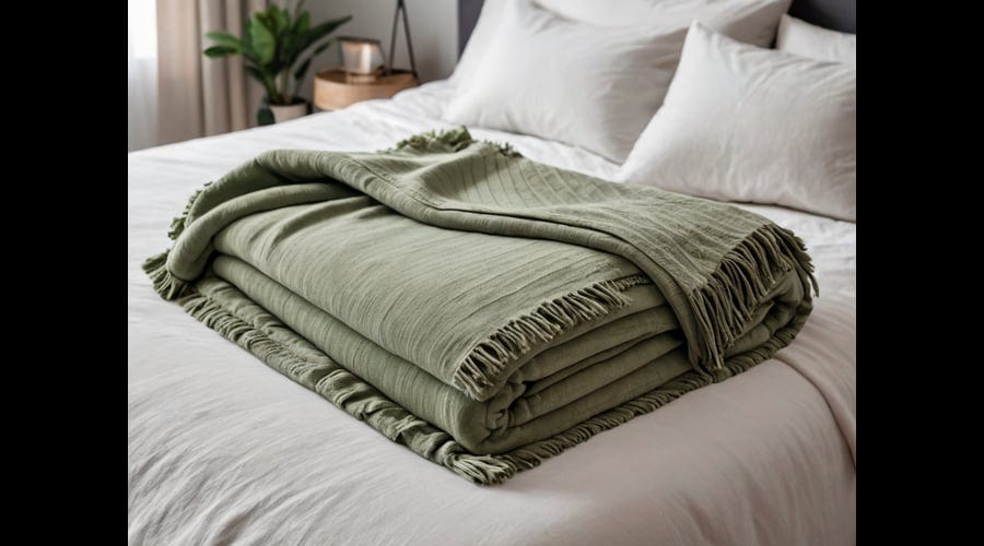 Sage Green Throw Blankets by Draven Greyson Mar, 2024 Medium
