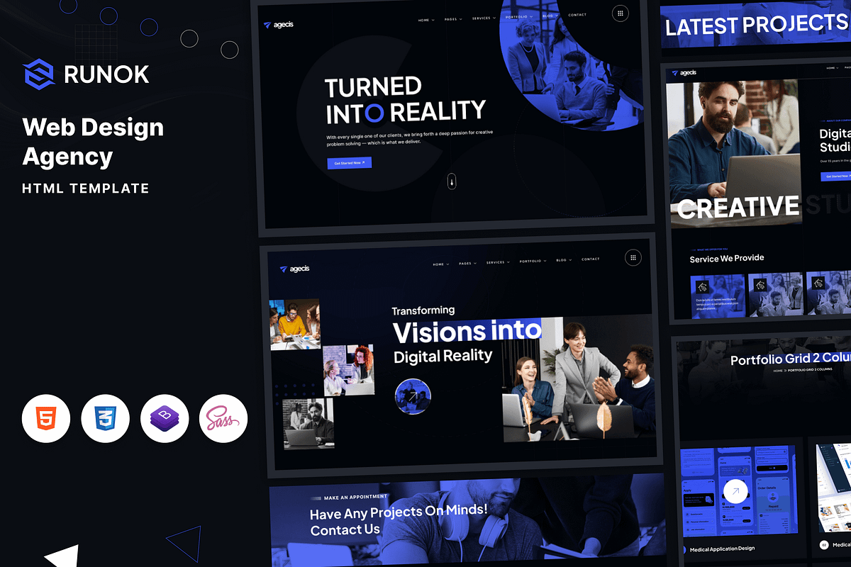Runok —  Agency HTML5 Template by Prismpioneer Aug, 2024 Medium