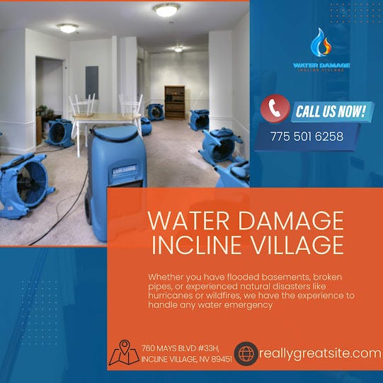 Water Damage Incline Village Services Water Damage Incline Village
