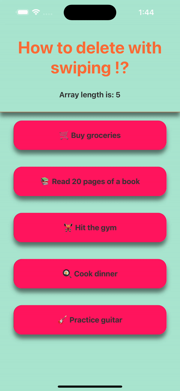 Swipe To Delete — React Native with Reanimated 3 🚀 by Ofir Zukerman